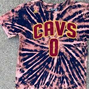 Like New ADIDAS NBA Cleveland Cavaliers Kevin Love Basketball Tie Dye Shirt